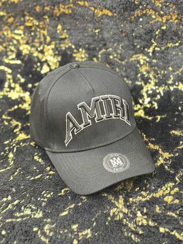Elitecaps™ AMIRI Black Logo Cap – Premium Luxury Streetwear