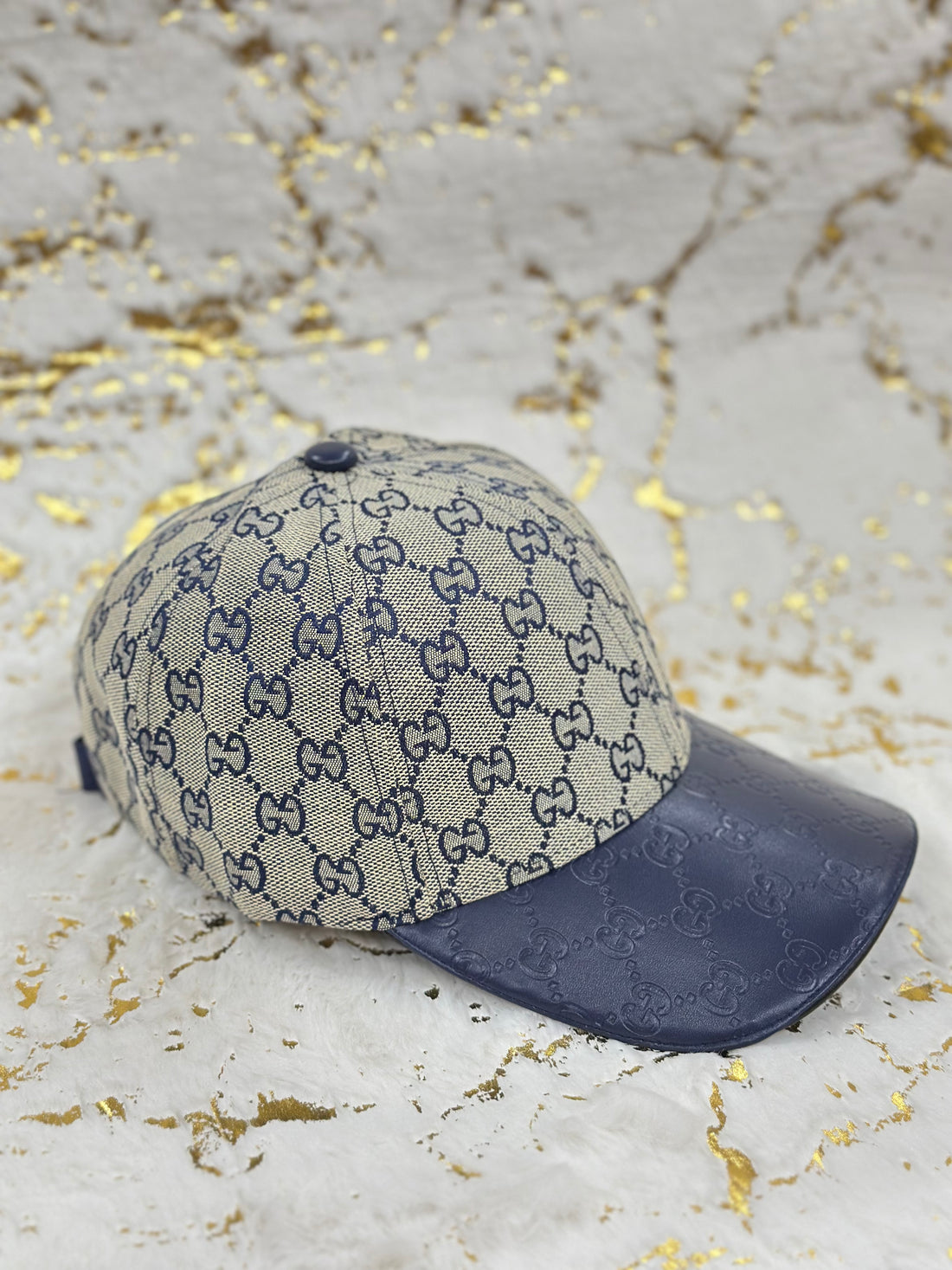 Elitecaps™ Gucci Beige Monogram Cap Classic Luxury Designer Style