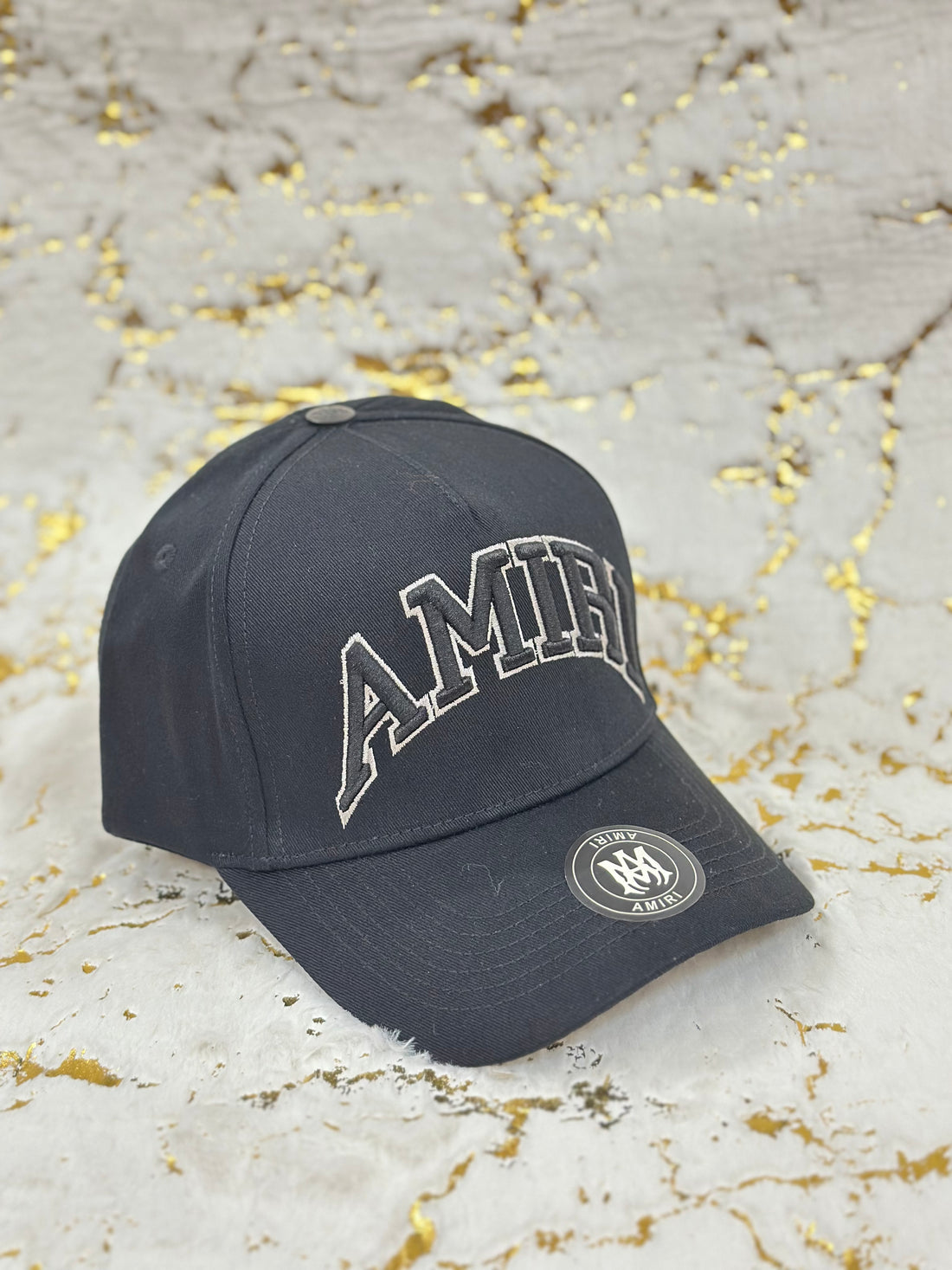 Elitecaps™ AMIRI Dark Navy Blue Cap – Premium Luxury Streetwear