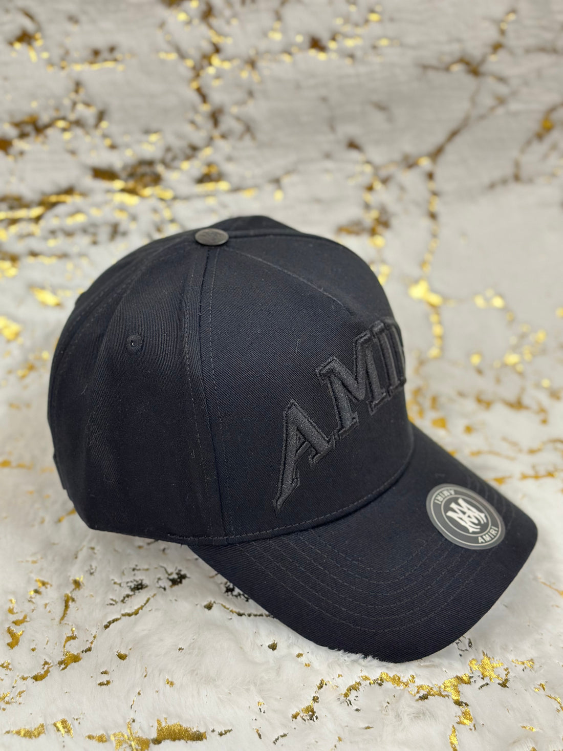 Elitecaps™ AMIRI Midnight Black Cap – Premium Luxury Streetwear