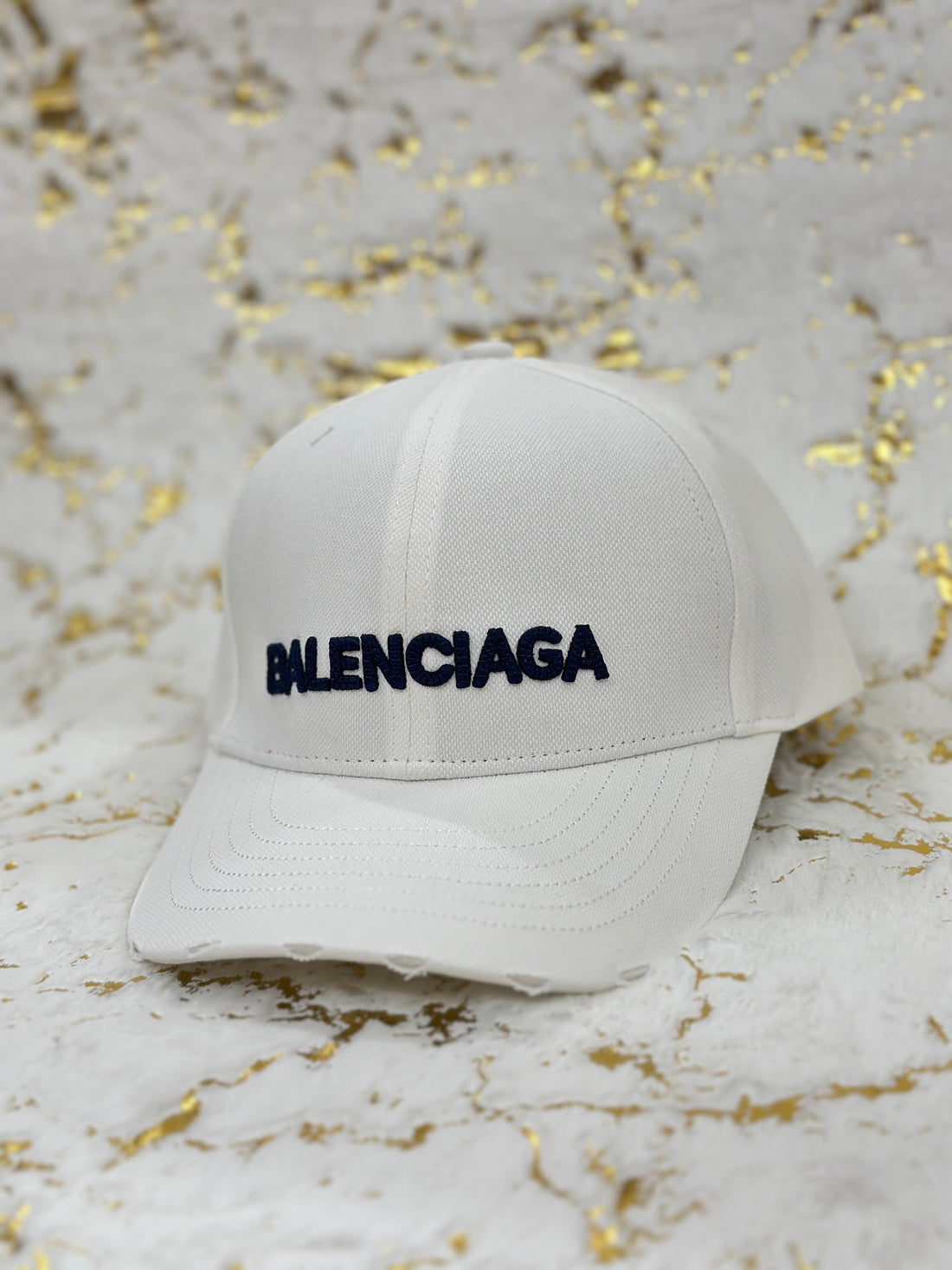 Elitecaps™ Balenciaga White Signature Cap Minimal Luxury Style
