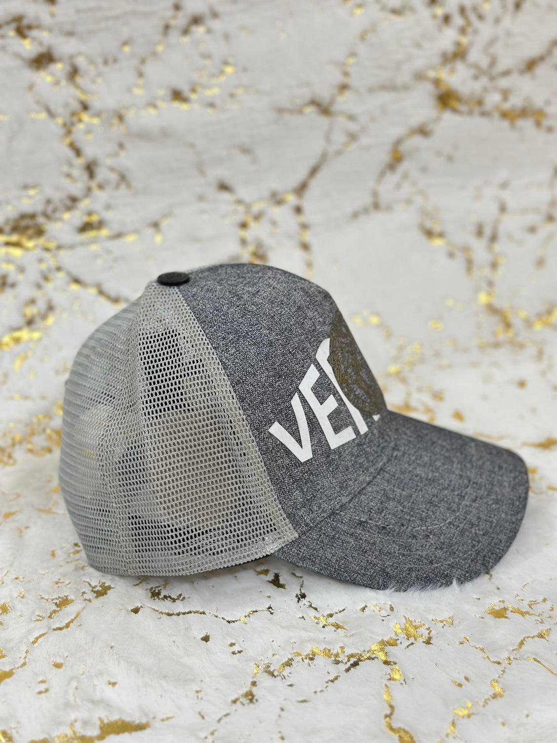 Elitecaps™ Versace Grey Medusa Mesh Cap Premium Luxury Streetwear
