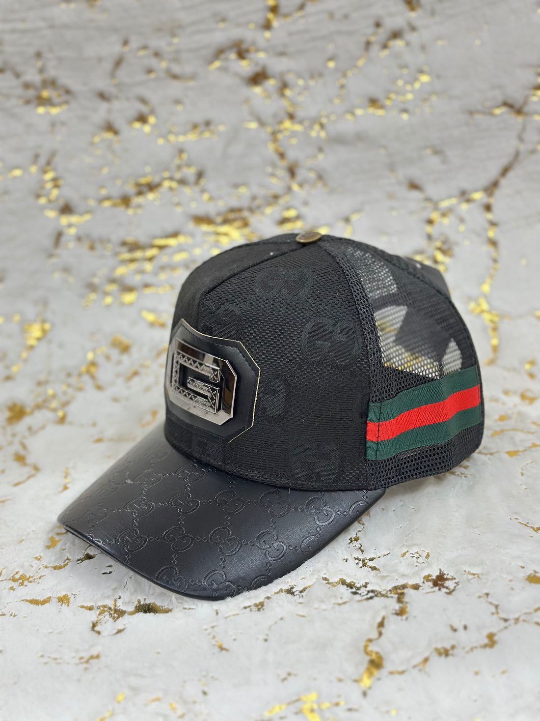 Elitecaps™ Gucci GG Logo Mesh Cap Premium Luxury Streetwear