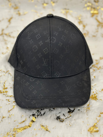 Elitecaps™ Louis Vuitton Black Monogram Cap – Premium Luxury Streetwear