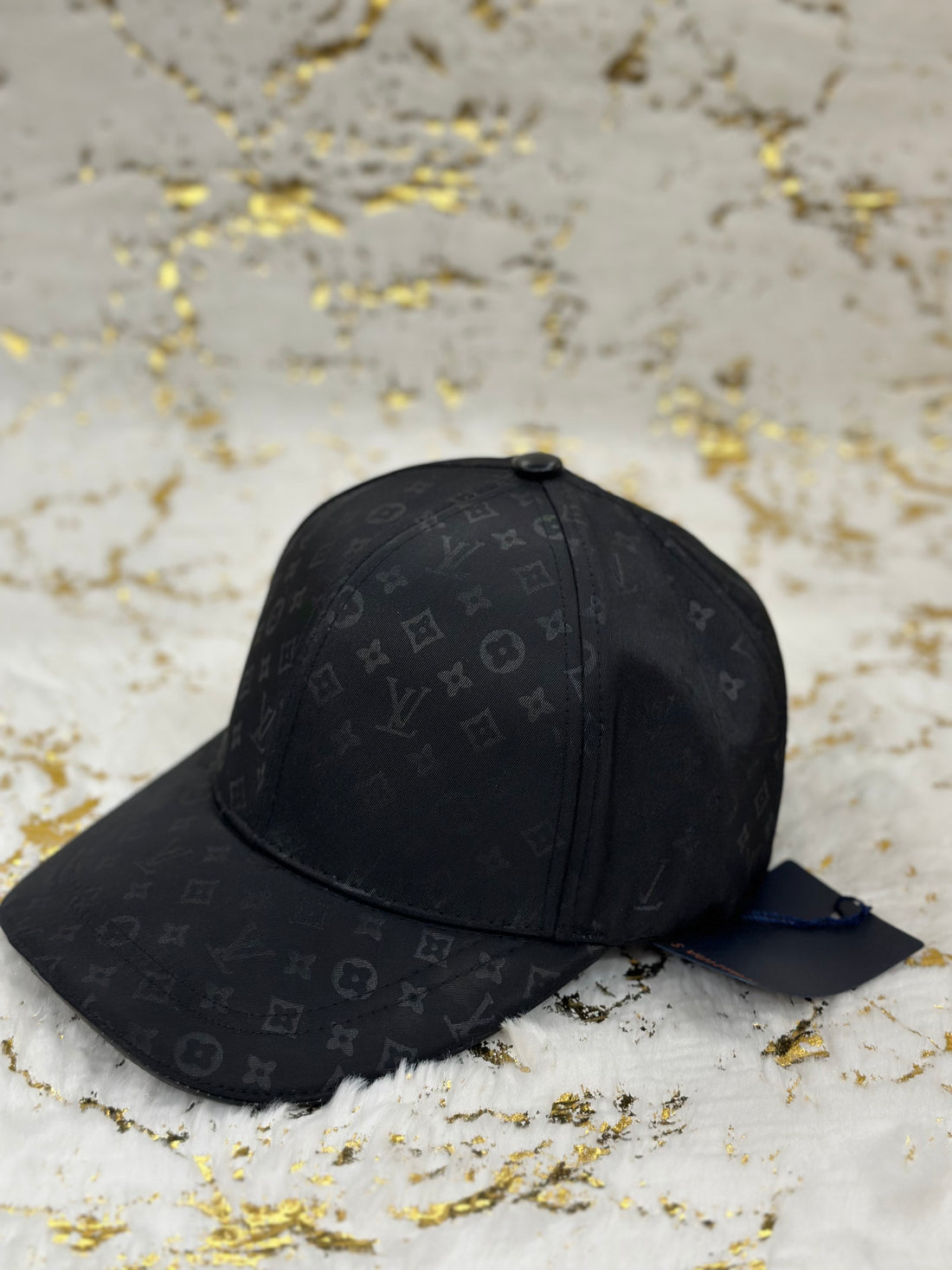 Elitecaps™ Louis Vuitton Black Monogram Cap – Premium Luxury Streetwear