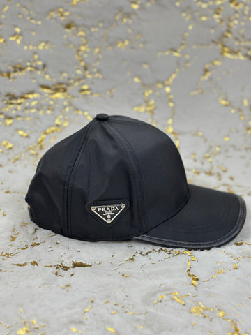Elitecaps™ Prada Black Luxury Cap – Premium Minimal Designer Style