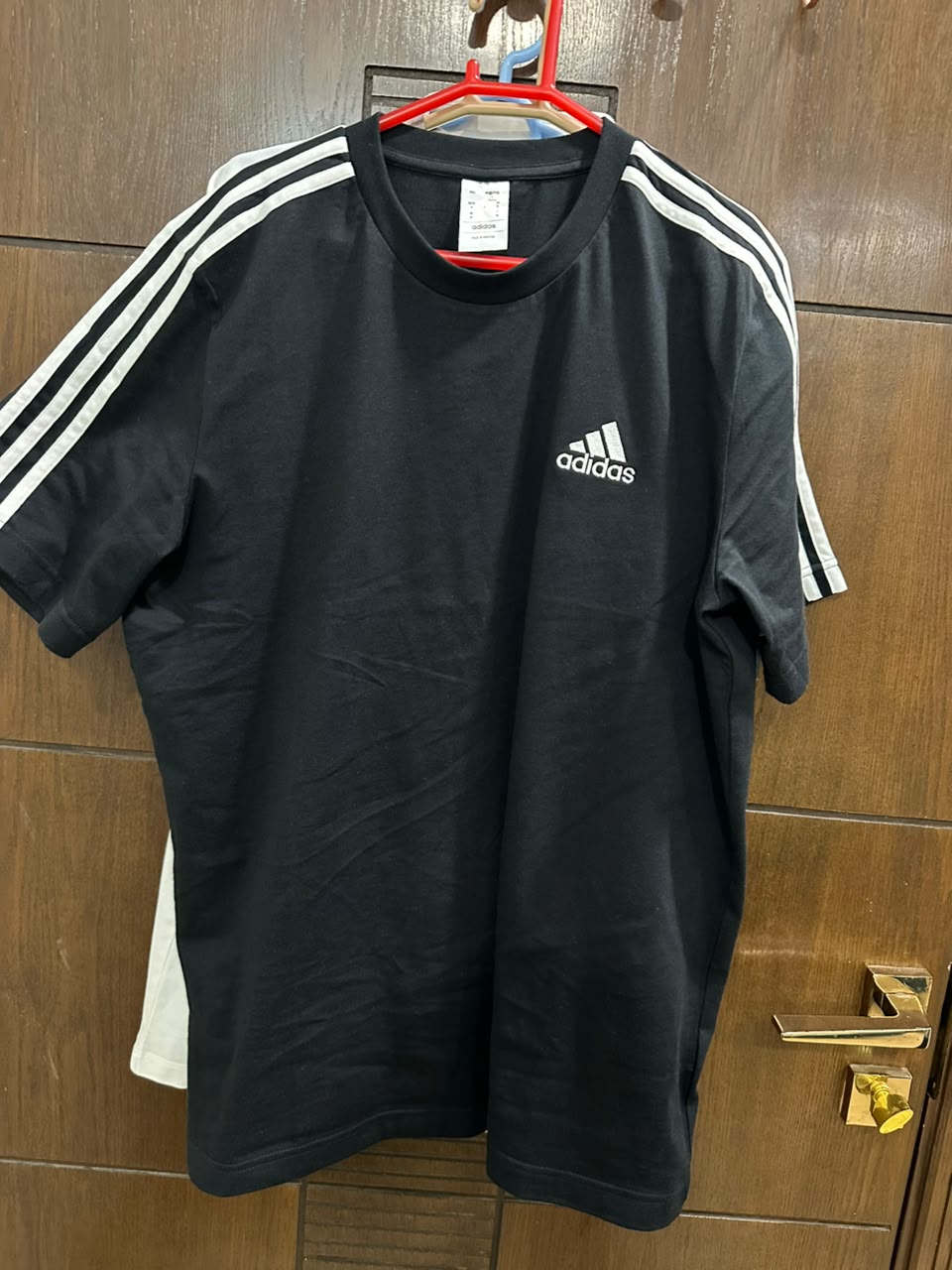 Elitecaps™ Adidas Essentials 3-Stripes Black T-Shirt – Premium Everyday Comfort